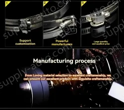 201 full steel one-character clamp 13-19