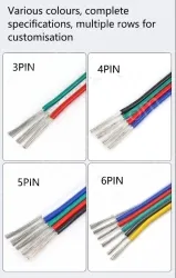 LED light connecting cable 18AWG*4 and (34/0.14TS)