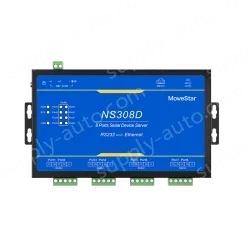 8 Ports RS232 Serial to 100M Ethernet Server