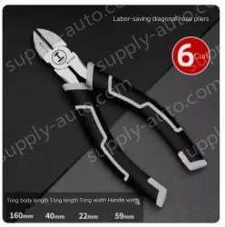 6 inch labor-saving diagonal nose pliers 70% labor-saving