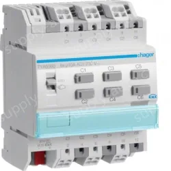 TYA606B-OUTPUT-MODULE-6X-10A-230V-KNX