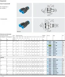 Push-in fitting QSY-6-100(FESTO)