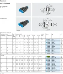 Push-in fitting QSY-6-4(FESTO)