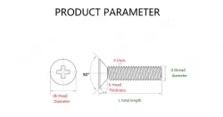 Electronic screws M1*4