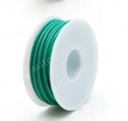 Silicone high temperature cable 30AWG Green