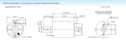 Precious metal-brush motors