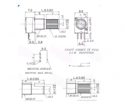 PWM DC motor governor DC12V-DC40V speed regulation module