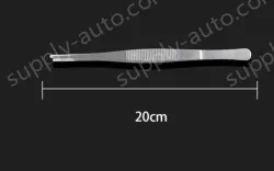 Stainless steel tweezers Straight round head (thick) 20cm