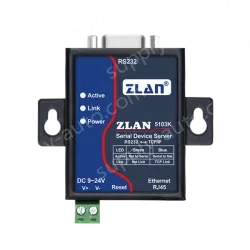 Rail/desktop serial server