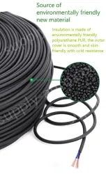 5 core 4 core 2 core sensor cable 20 AWG 5 pole