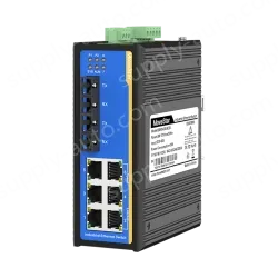 8 Ports 10/100M Din-Rail Managed Industrial Ethernet Switch