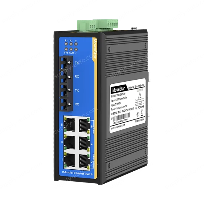 8 Ports 10/100M Din-Rail Managed Industrial Ethernet Switch