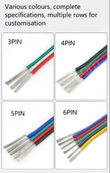 LED light connecting cable 26AWG*8 and (7/0.12TS)