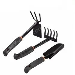 Hole shovel + five-tooth rake + dual-purpose nail rake hoe