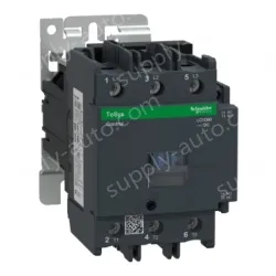 LC1D80BD IEC contactor, TeSys Deca, nonreversing, 80A, 60HP at 480VAC, up to 100kA SCCR, 3 phase, 3 NO, 24VDC coil, open style