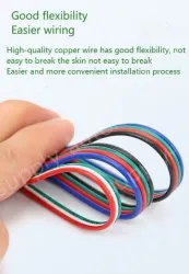 LED light connecting cable 20AWG*10 and (21/0.178TS)