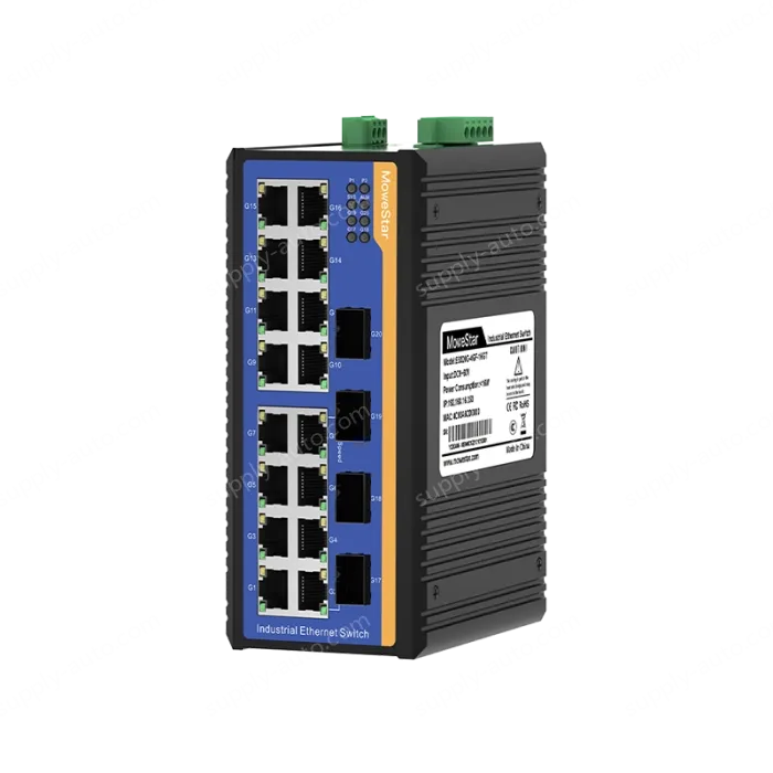 [Gigabit 4 optical 16 electrical] ring network managed industrial switch