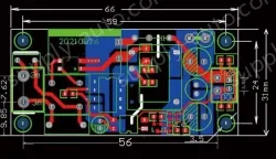 Small, safe isolated, regulated power supply switching power supply module 12V 450MA Vertical pins
