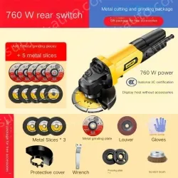 Decoration 760W rear switch metal cutting and grinding