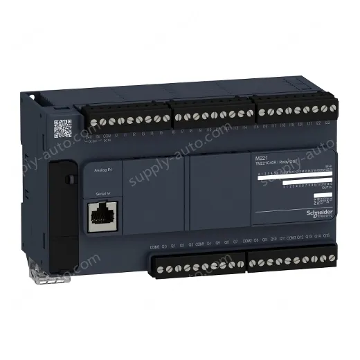 TM221C40R logic controller, Modicon M221, 40 IO, relay