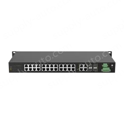4 Ports Gigabit Combo + 24 Ports 10/100M T(x) Rack-mount Unmanaged Industrial Ethernet Switch