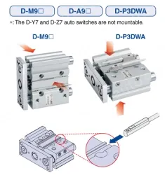 Compact Guide Cylinder MGP Series MGPM100-125Z
