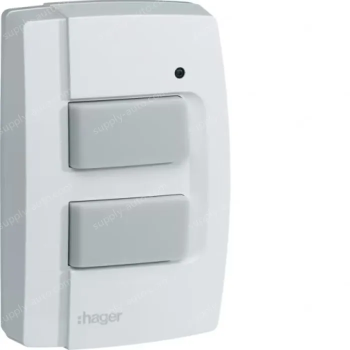 RF external double push button wall mounted