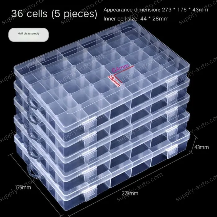5 pieces of thickened material 36 grids