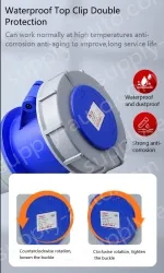 3 pole 63A connector