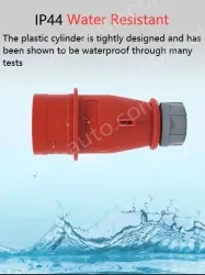 16A3 pole 230V surface mount plug