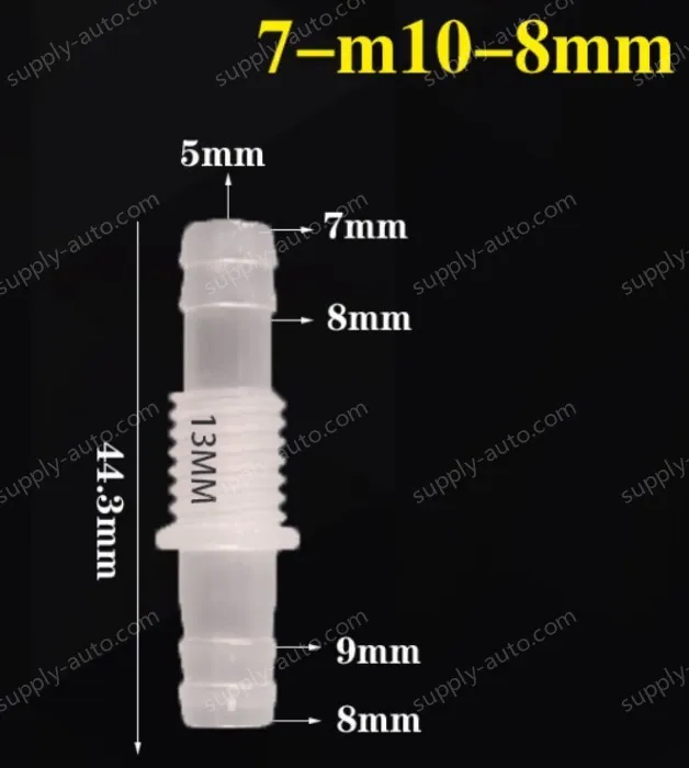 7-M10-8-Feed-through plastic connectors